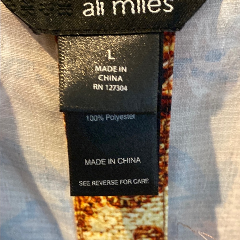 Ali Miles Multicolor Patchwork Blouse - image 5